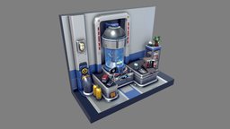 Overwatch trout, underwater, blizzard, laboratory, ndo, aquarium, tanks, overwatch, pbr-texturing, substancepainter, hardsurface, stylized, workshop, submarine