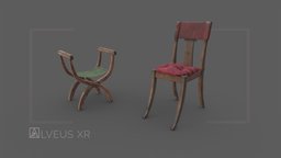 Sillas romanas | Roman seats roman, seats, cultural-heritage, 3dmodeling-blender, archaeology-3dmodel, archaeology