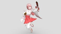 Virtu-A-Dolls 05: Sakura Haru animegirl, japanese-culture, japanese-style, nprmodel