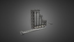 Oil Refinery 03 cg, oil, exterior, augmentedreality, unreal, architectural, vr, ar, virtualreality, engine, refinery, unreal-engine, oil-refinery, virtual-reality, architecture, lowpoly, augmented-reality, building, 3dmodel, industrial, nunity, industrial-buildings