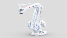 ABB IRB 760 scene, instrument, mechanic, operation, bot, paint, arm, robotic, compact, welding, equipment, vr, ar, manipulator, appliance, manufacture, print, tool, machine, automation, cutting, kinematics, 3d, technology, car, factory, construction, robot, hand, industrial
