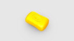 Cartoon soap wash, shower, toilet, clean, virus, medicine, health, swimming, soap, germ, nursing, bacteria, lowpolymodel, bacterial, handpainted