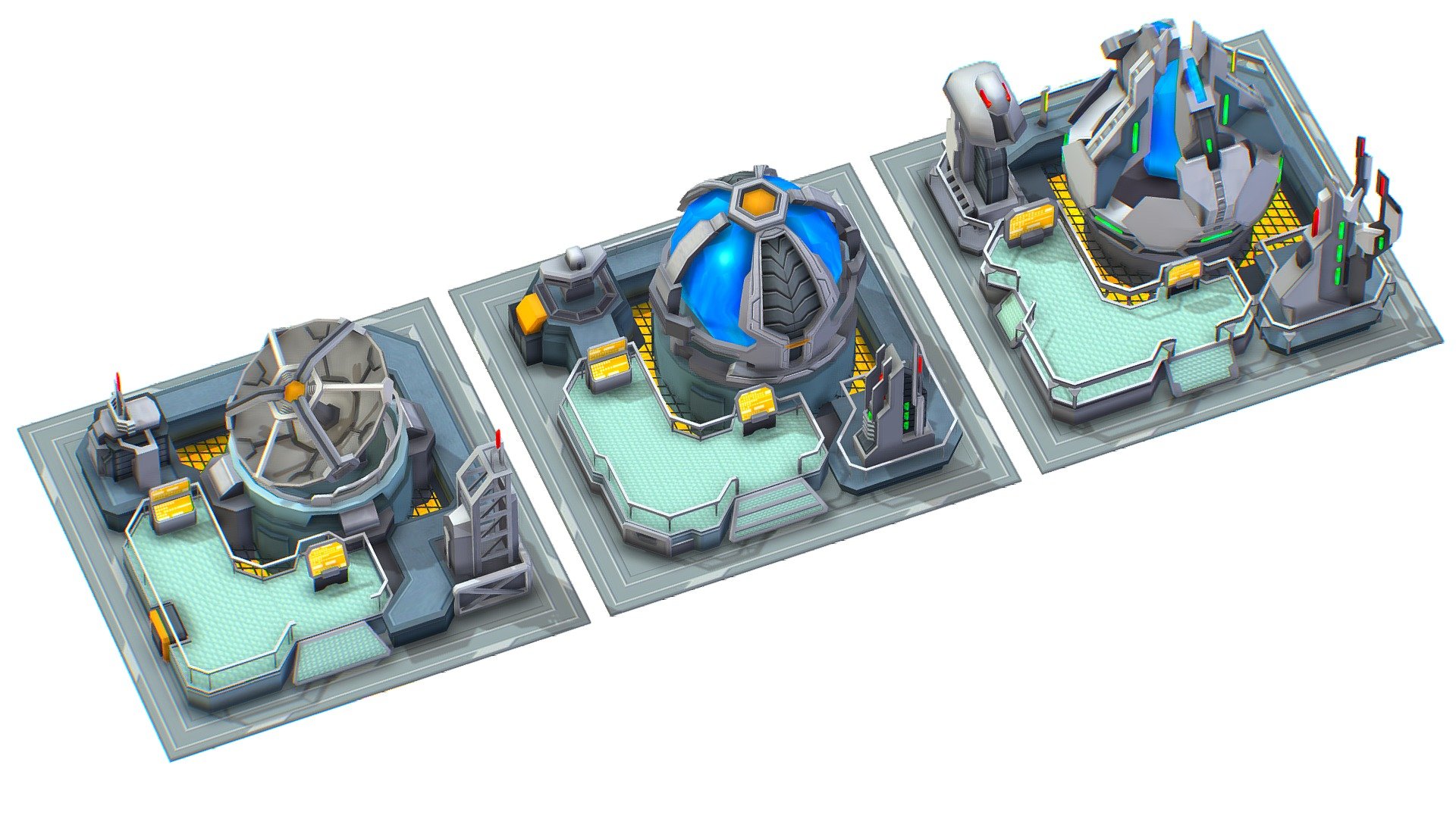 isometrical UFO radar platform station ALL upgrade - 3dsMax file encluded
3 station upgrades encluded - $18 discount
 - isometrical UFO radar platform station ALL - Buy Royalty Free 3D model by Oleg Shuldiakov (@olegshuldiakov) 3d model