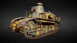 Renault FT Light Tank 100th Anniversary! 3DScan ww, wwii, renault, ft, tank, light-tank, photogrammetry, vehicle, scan, 3dscan, military
