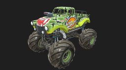 Gila Truck truck, vehicle, car, monster, gila