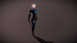 LHER fanart, pixeltexture, charactermodel, low-poly-model, low-poly-blender, low-poly, blender, lowpoly, stylized