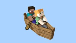 Minecraft cubikstudio, cubik-studio, minecraft, concept, boat