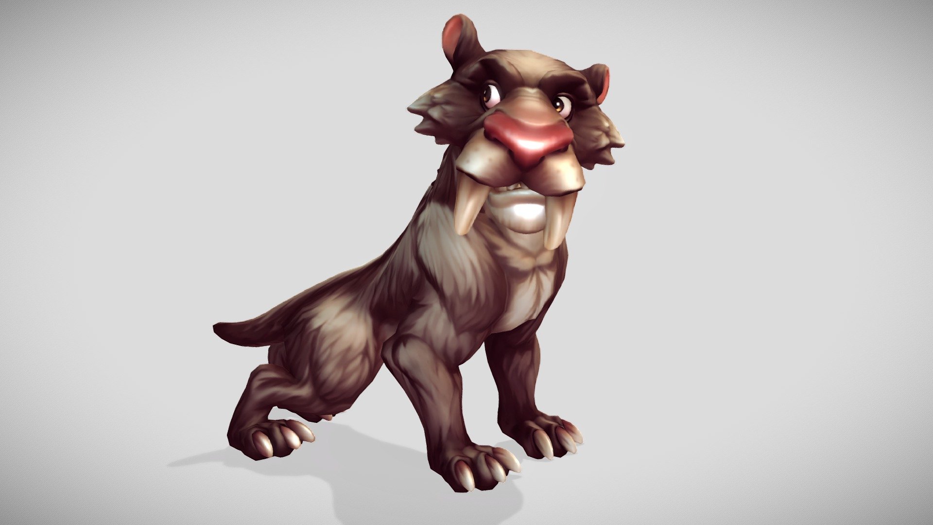 This is a rigged and animated cartoon sabertooth character.

Contains multiple animatons!

VERY IMPORTANT: All ‘moving’ animations are meant to use with root motion 3d model