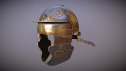 Roman Italic D Krefeld Helmet rome, roman, italic, galea, helmet, krefeld