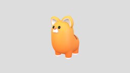 Cat Character body, cat, toon, cute, little, orange, toy, pet, mascot, leg, mammal, kitten, meow, character, cartoon, game, design, stylized, monster