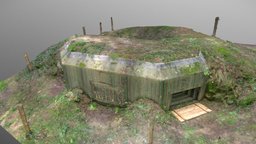 Bunker V b/87/C fort, ww2, 3d-scan, bunker, wwii, defense, fortification, nazi, 3d-scanning, czech, czechoslovakia, pillbox, freedownload, casemate, 1920, 1930, military-history, 30s, freemodel, czechia, photoscan, photogrammetry, military, free, building, download, ropik