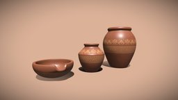 Antique Pottery empty, ancient, pot, bowl, pottery, antique, water, clay, traditional, luquid