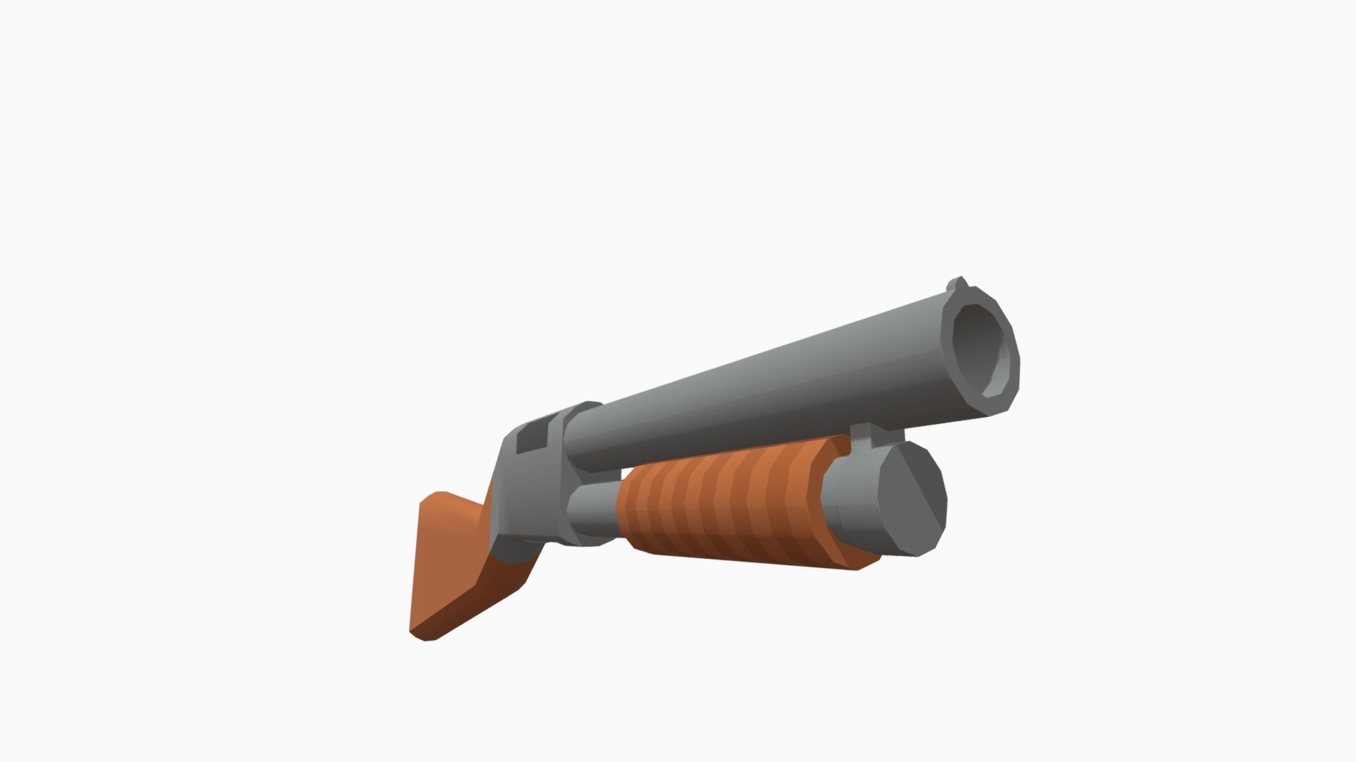 Cartoon Shotgun - Download Free 3D model by Karol Haławin (@KarolHalawin) 3d model