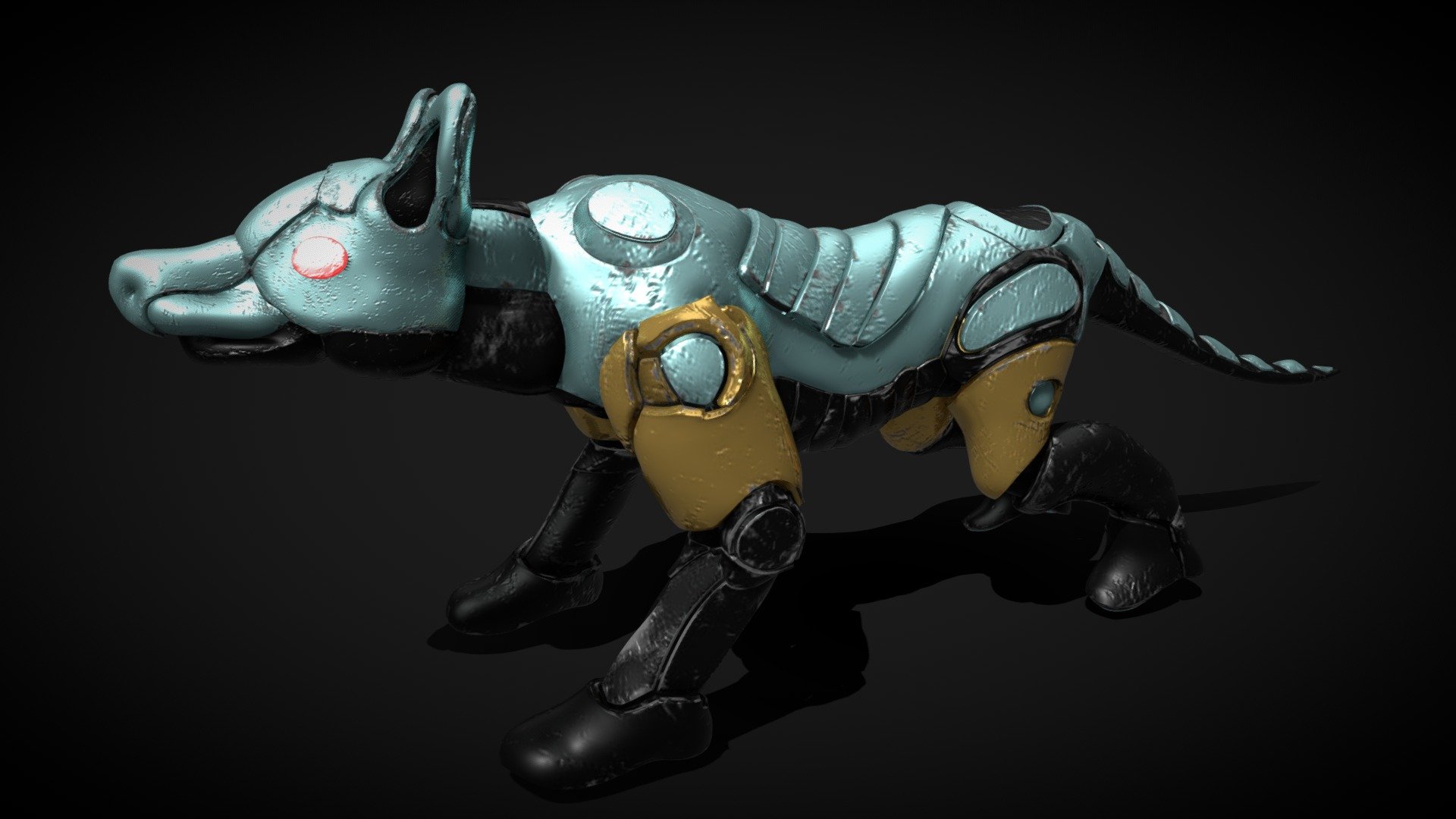 Robot-dog - 3D model by aesre938 (@azizelabed84) 3d model