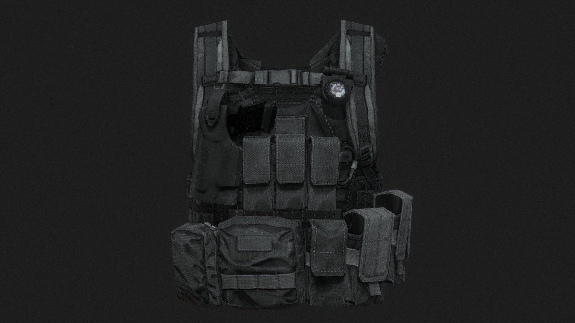 H-Vest - H-Vest - 3D model by momsboxtv 3d model