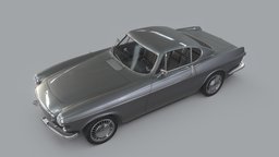 Volvo P1800 webgl, volvo, p1800, oldtimer, car