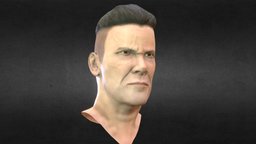 Josh Brolin Bust sculpt, mesh, josh, head, cable, substancepainter, substance, game, bust, brolin