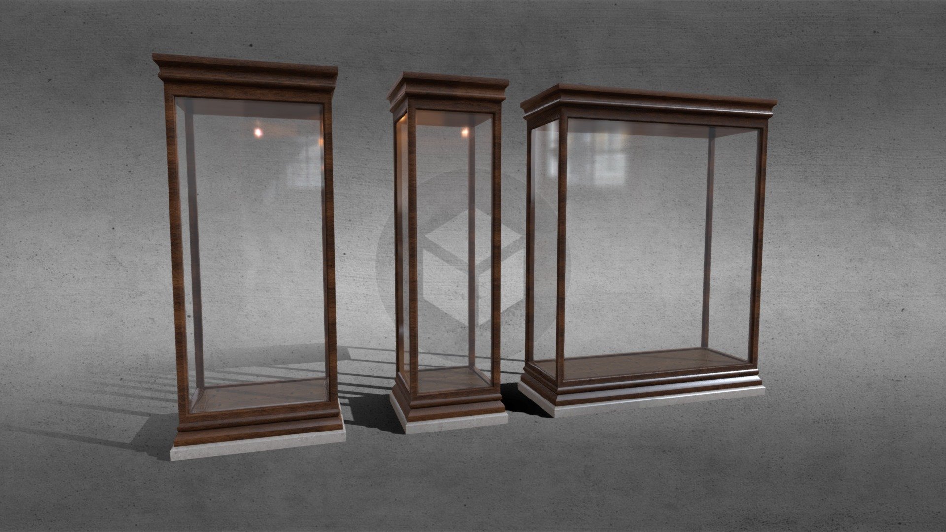 Museum showcases in classical style and with wooden and marble material

Textures 2K (Color, Specular, Roughness, Bump)

This model is 100% free and will stay this way. For helping people making creative stuff. 

You really rock if you support me with a small donation :) :) - Showcases - asset pack - Download Free 3D model by Samuel Francis Johnson (Oneironauticus) (@oneironauticus) 3d model