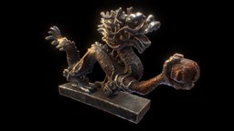 Rusty Dragon statue base, bronze, clouds, rusty, long, china, silver, metalic, 3dscanned, metal, chinese, statue, fire, estatua, copper, photogrammetrie, chinesedragon, cobre, photogammetry, plata, chinese-architecture, photogrammetry-3d, chinese-style, photogrammetry-historical, sheng, dragn, chinese-art, chinese-new-year, chinese_culture, totemic, photogrammetry, decoration, dragon, temple, chinese_lion