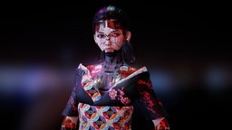 CYBER GEISHA V2 BY Oscar creativo body, hair, eye, japan, cyber, robotic, clothes, cyberpunk, geisha, bodyscan, neon, machine, buy, downloadable, unrealengine, unrealengine4, charactermodel, human-anatomy, girl-model, freemodel, rigged-character, cyberpunk-2077, rigged-and-animation, character, girl, 3dsmax, texture, gameasset, animation, characterdesign, clothing, robot, download, rigged, gameready, japanese