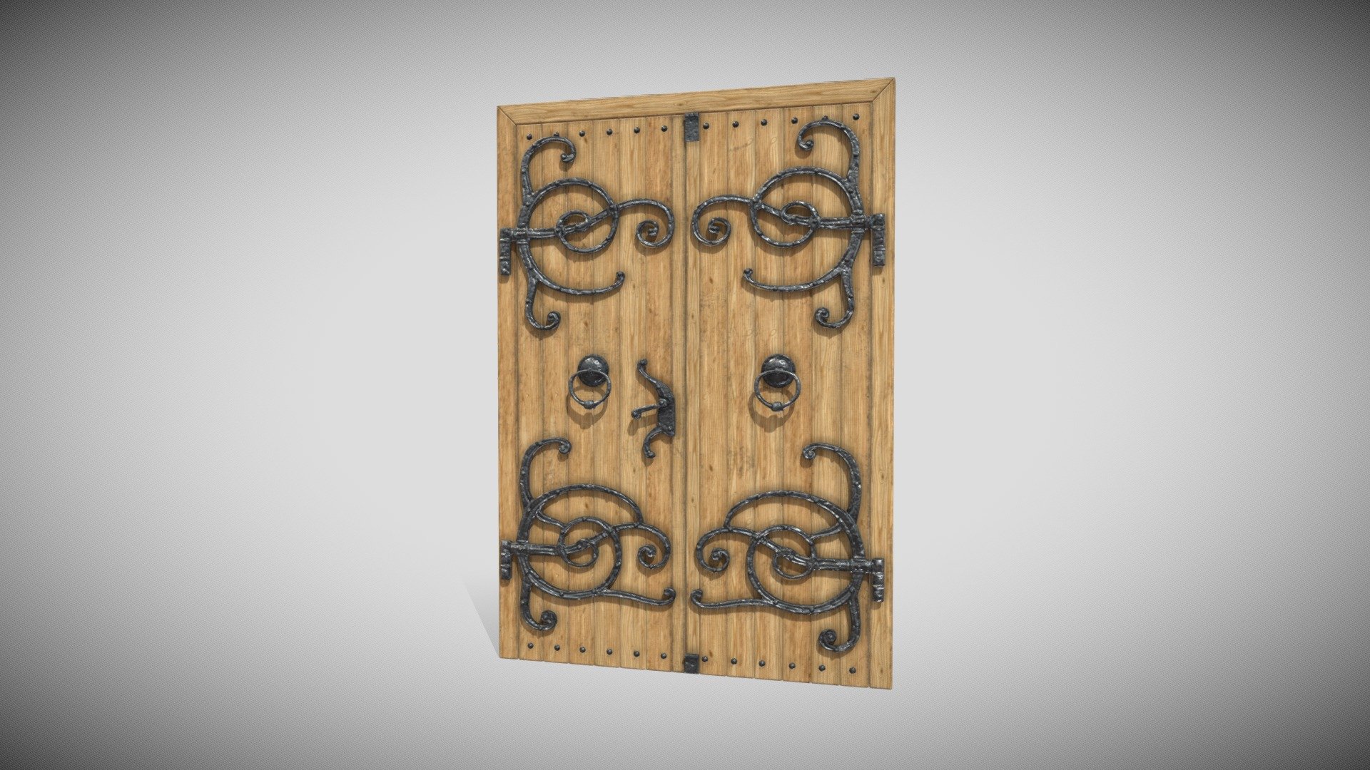 2 Material PBR Metalness 4k (png) - Gate - Portotondo_ Due - Buy Royalty Free 3D model by Francesco Coldesina (@topfrank2013) 3d model