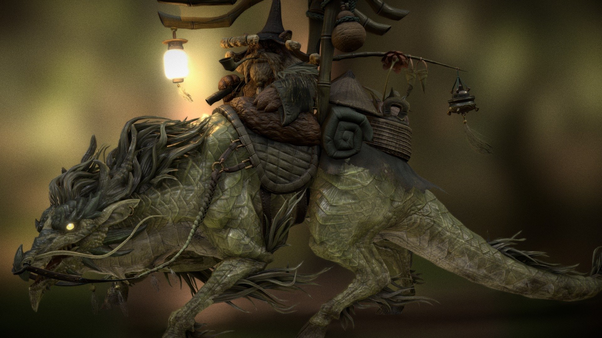 Another submission for the Artstation Untamed Challenge!
View the detailed breakdown here: https://www.artstation.com/artwork/144EDZ - Untamed: When Animals Ruled the World - 3D model by Enalrem 3d model