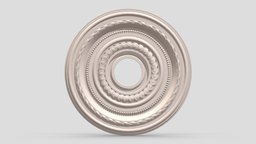Classic Ceiling Medallion 10 kit, room, exterior, element, ceiling, architectural, ornament, molding, cornice, classic, medallion, gothic, bash, decor, corbel, details, rosette, classical, kitbash, finishes, pilaster, cartouche, acanthus, 3d, design, house, home, decoration, interior, temple