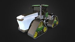 John Deere Trekker 9RX transport, tractor, farm, deere, john, farming, agricultural, agriculture, deere-john, johndeere, substancepainter, substance