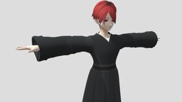 【Anime Character / alex94i60】Samurai japan, samurai, animemodel, anime3d, japanese-style, anime-character, vroid, unity, anime, japanese, alex94i60