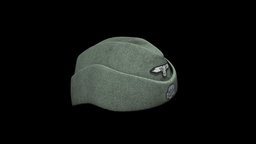 Waffen SS M40 Overseas Cap ww2, army, german, m35, worldwar, wehrmacht, ww1, ss, waffen-ss, waffenss, military