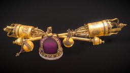 Fallout London: The Queens Regalia london, jewelry, misc, crown, orb, bethesda, queen, mace, items, queens, ceremonial, regalia, throwable, weapons, fallout, wearble, soverigns, corenation