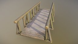 Park Bridge b3d, pbr, blender3d, substance-painter