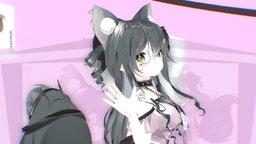 速冻切糕 cute, , commission, beautiful, vrchat, vrmodel, vtuber, girl, female, anime, vrm, vtuber-commission