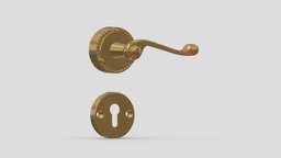 Carlisle Brass Georgian Door Handle Brass modern, plate, element, key, lock, module, classic, handle, metal, minimalist, fittings, locking, knob, levers, design, house, wood, plastic, interior, door