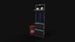Equipment Rack rack, trash, titan, ii, radio
