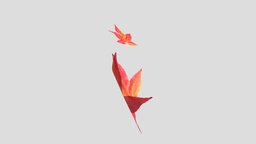 Autumn leave animation tree, plant, motion, nature, fall, autumn, nature_asset, nature-plants, modeling, home, animation, sculpture, c4d
