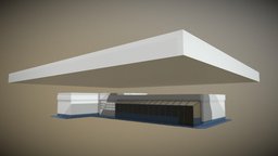 Gas Station Type-2 WIP-1 gas, petrol, fuel, blender-3d, ilmenau, gas-station, benzin, vis-all-3d, 3dhaupt, software-service-john-gmbh, petrol-station, treibstoff, low-poly
