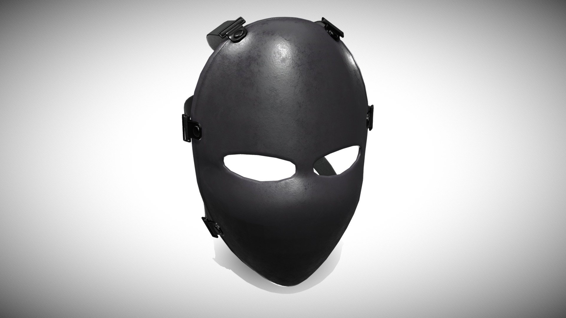 Ballistic Mask 3A Class.

5 different skins.

Highpoly 3D Model. High quality Textures 2048x2048.

Created in Maya 2018, textured in Substance Painter 2018 3d model