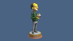 Lenny Leonard mudbox, character, 3d, 3dsmax, 3dsmaxpublisher, design