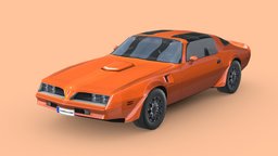 Pontiac Firebird Trans Am 1977 power, vehicles, tire, cars, drive, sedan, luxury, muscle, speed, automotive, pontiac, firebird, coupe, vehicle, lowpoly, car, pontiac-firebird, trans-arm, transarm, pontiac-firebird-transarm