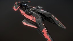 Battleships "Fomalhaut" Lowpoly battleship, stellar, starship, cruiser, vessel, craft, capital, battle, destroyer, unity, unity3d, scifi, military, ship, space, navy