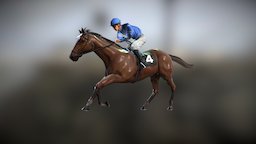 3d game Horse Low poly model with animation rig, cgi, rider, sprint, realistic, real, horseman, looping, gameassets, maya2014, loop, 3d-model, jockey, zbrushsculpt, zbrush-maya, cgimodels, keyframe, zbrush-lowpoly, horse-horses, gait, horse-sprint, loop-run, 3d-design, low-poly, game, texture, gameart, horse, model, zbrush, animal, animation, gamemodel, gamecharacter, sport, race, rigged, modelling