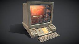 Retro Scifi computer computer, future, pc, retro, monitor, cyberpunk, display, panel, 80s, spacestation, old, station, terminal, unrealengine, tecnology, 90s, computerdesk, science-fiction, control-panel, control_panel, retrofuturism, retro-futuristic, computer-desk, computer-monitor, retro-computing, unity, game, pbr, scifi, starwars, sci-fi, futuristic, space, spaceship, screen, terminal-computer, retroscifi, cockpit-panel, ue5, "retro-computer", "alien-isolation", "80s-computer"
