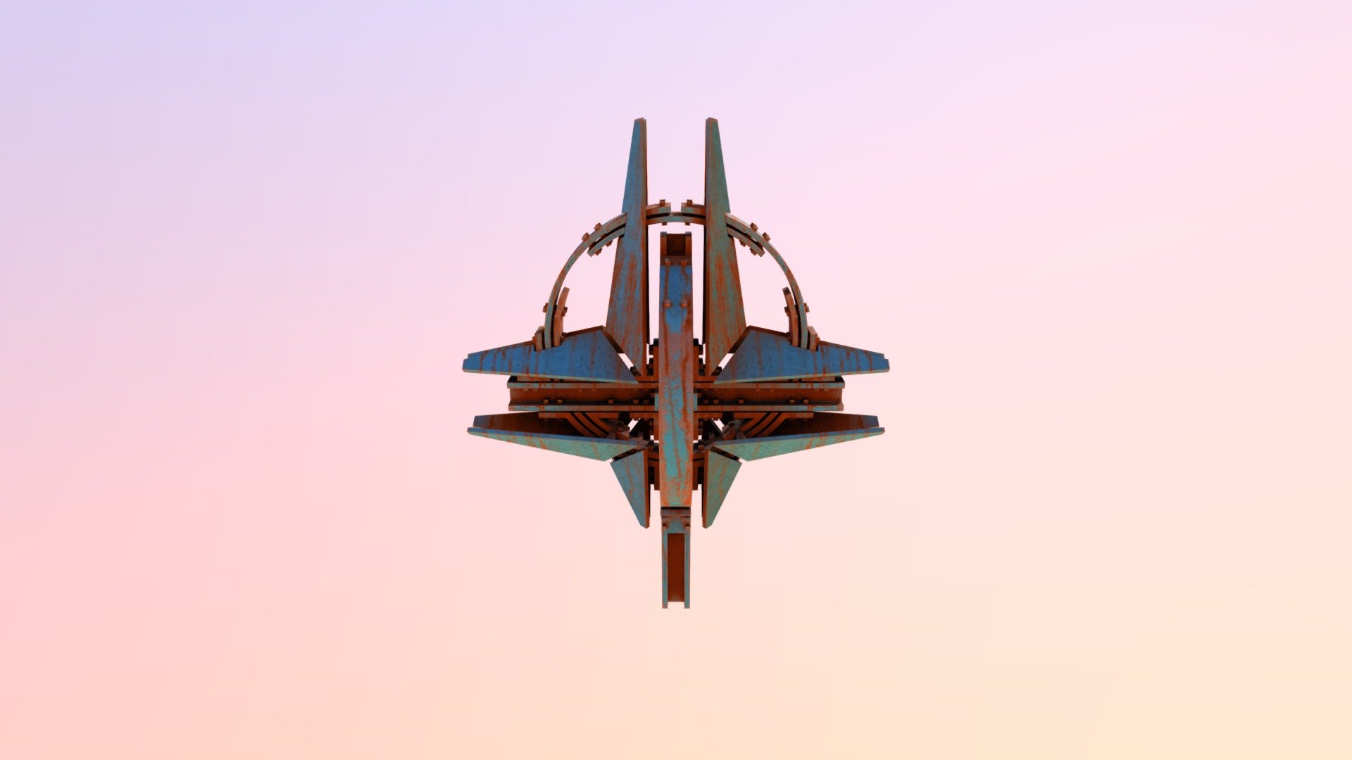 nato sculpture star - NATO star - 3D model by razorback456 3d model