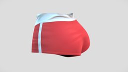 Female Athletics Running Sports Shorts mini, red, , fashion, shorts, girls, clothes, sports, summer, womens, yoga, tennis, running, wide, wear, athletics, waistband, pbr, low, poly, female