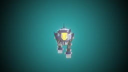 Liger_Walk_01 tiger, mech, cycle, mecha, liger, zoid, walk, animated, robot