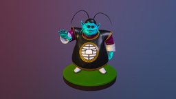 King Kai sculpt, kingkai, dragonballz, character, creature, zbrush