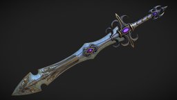 Fantasy_sword_22 armor, warrior, creepy, long, slash, sharp, claws, bastard, scary, battle, crush, scabbard, slice, weapon, knife, sword, fantasy, war, shield, blade