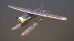 Fallout: Cascadia airplane, seaplane, cascadia, falloutcascadia, game, gameasset, plane, fallout