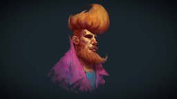 Beardo portrait, beard, bust